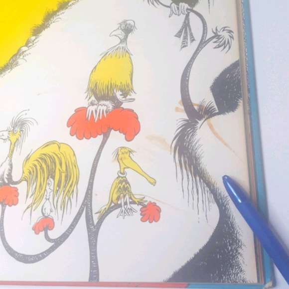 Vtg Dr. Seuss Scrambled Eggs Super Book Hardcover - Picture 9 of 12